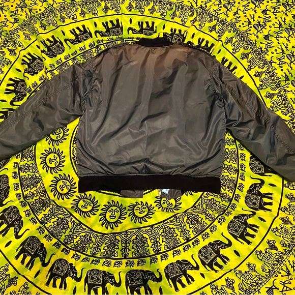 Navy Flight Bomber Jacket Authentic Real Navy military mens - Picture 6 of 9